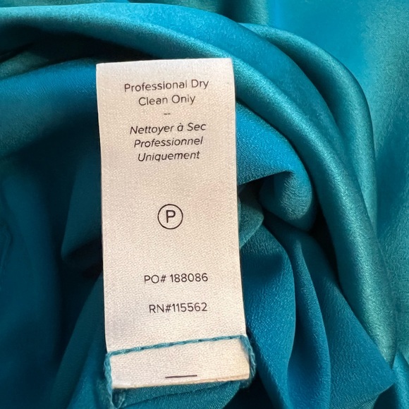 Cinq a Sept - Denis Knotted Silk Blue Dress - Picture 6 of 8